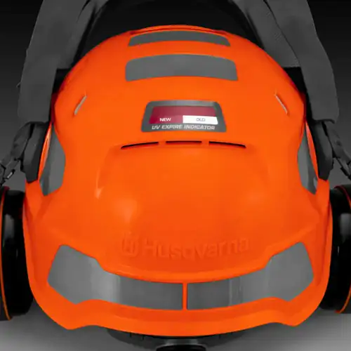 Capacete Florestal Husqvarna Technical com sistema Mips Laranja